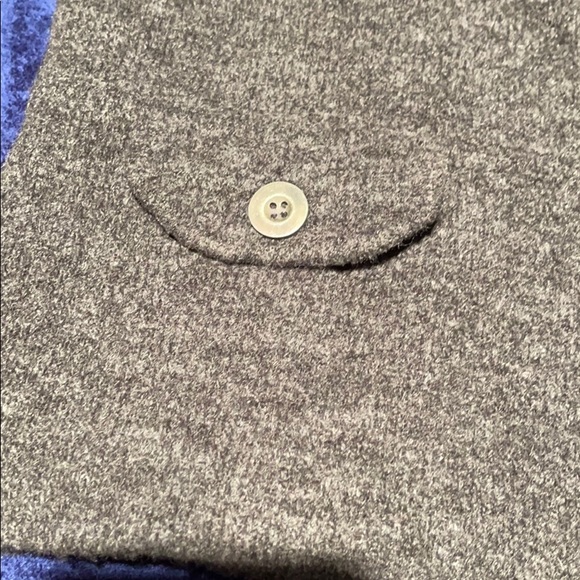 Grey elbow length sleeve knit sweater/jacket - Picture 3 of 4